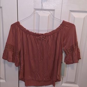Off the shoulder shirt